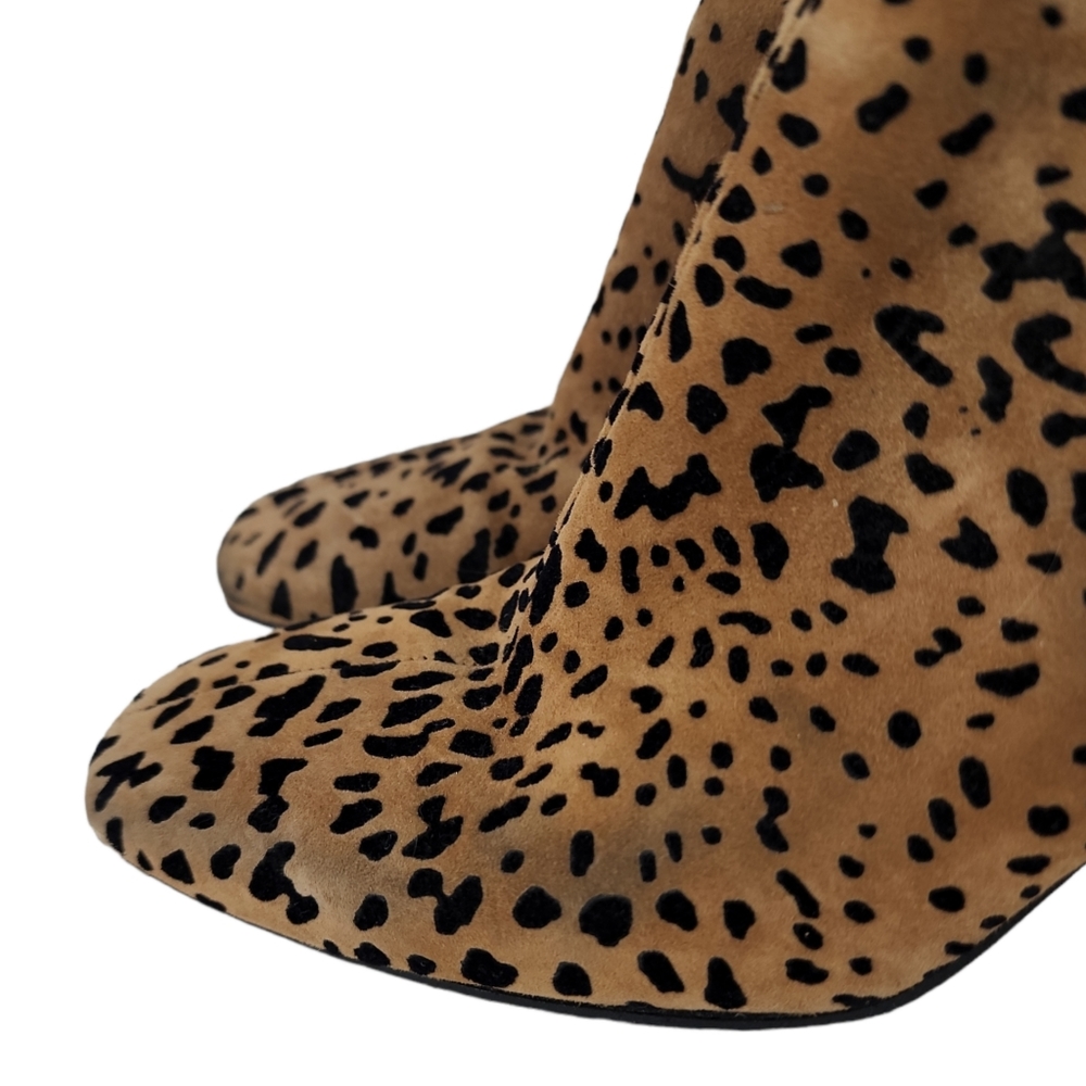 Rag & Bone Allen Cheetah Print Suede Ankle Chelse… - image 5